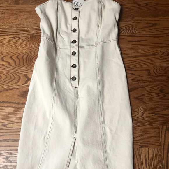 Zara denim dress NWT size M - Picture 5 of 11